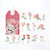 45pcs Cottagecore Flower Stickers - Decorative Stickers - Сottagecore clothes