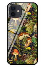 Goblincore Mushroom Woodland Glass Case For iPhone