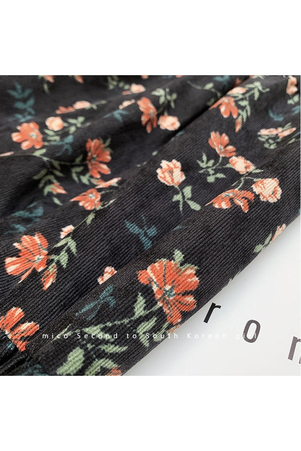 Cottagecore Corduroy Long Skirt cottagecoreclothes