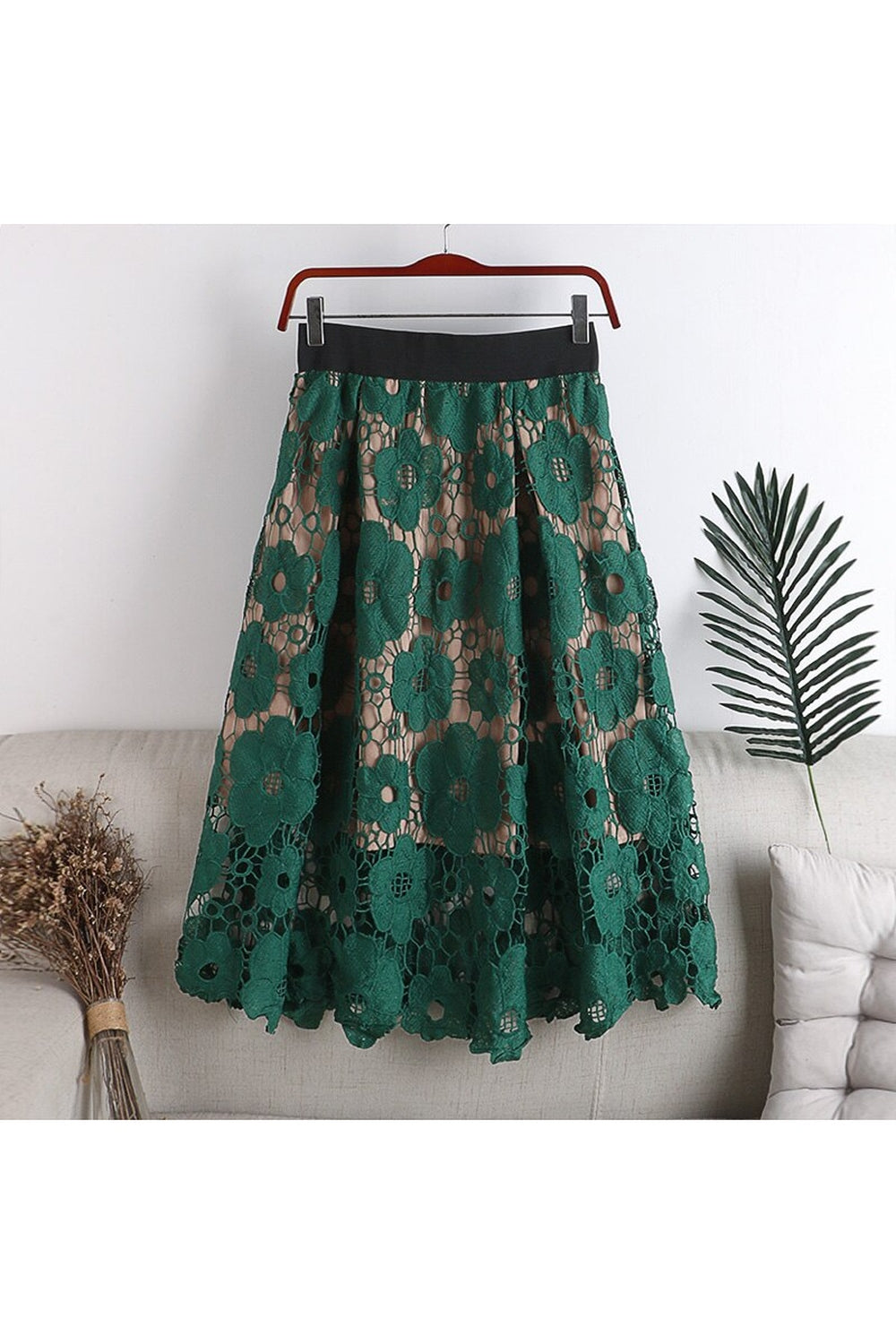 Dark Cottagecore Knit Skirt