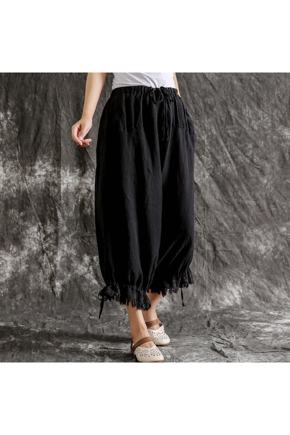 Dark Cottagecore Loose Harem Pants cottagecoreclothes