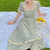Elegant Floral Fairy Dress - 0 - Сottagecore clothes