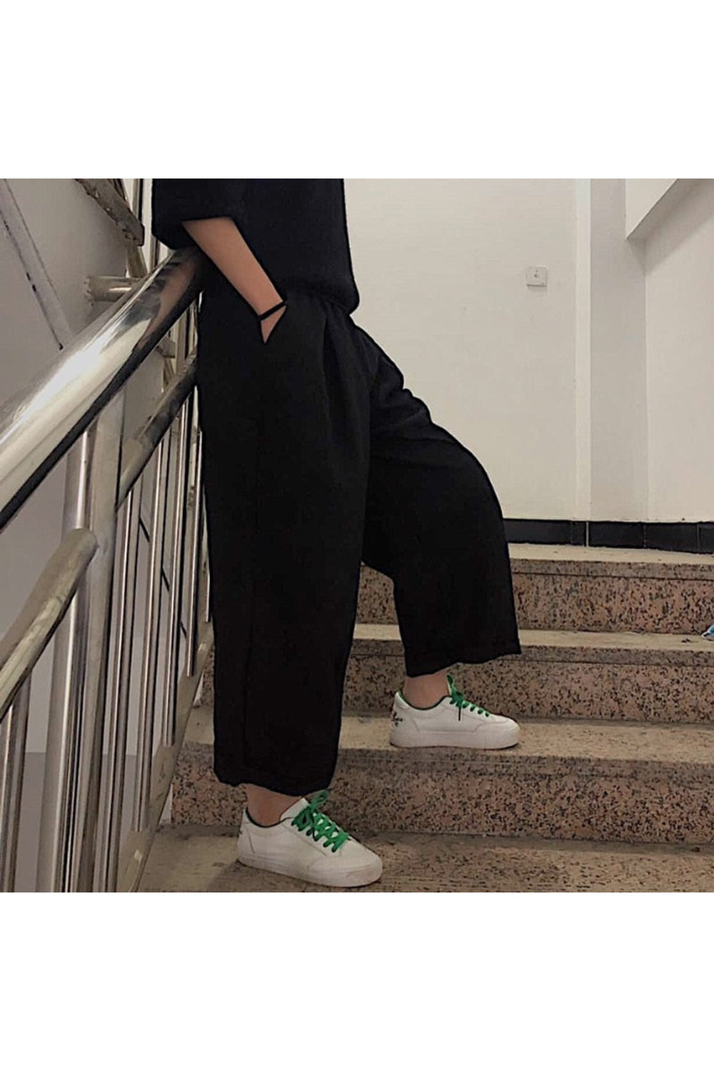 Vintage Aesthetic Loose Pants