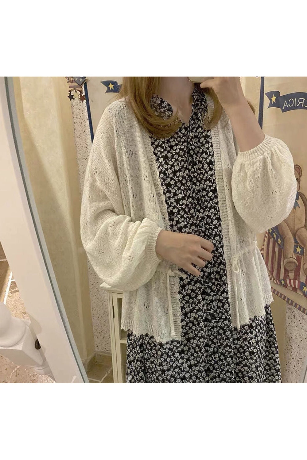 Vintage Style Knit Fall Cardigan cottagecoreclothes