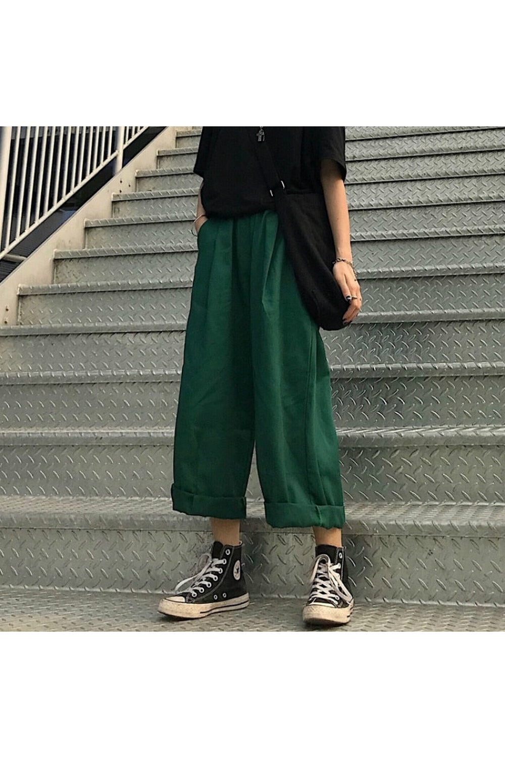 Vintage Aesthetic Loose Pants