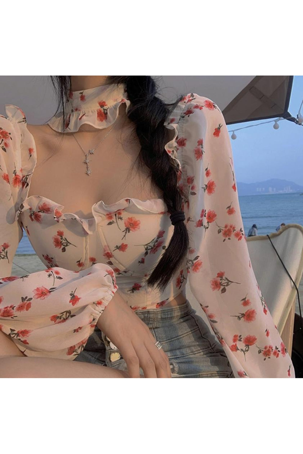 Cottagecore Puff Sleeve Blouse cottagecoreclothes