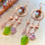 Fairy Mushrooms Dangles Earrings - 0 - Сottagecore clothes