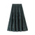 Vintage Long Velvet Pleated Skirt - Skirts - Сottagecore clothes