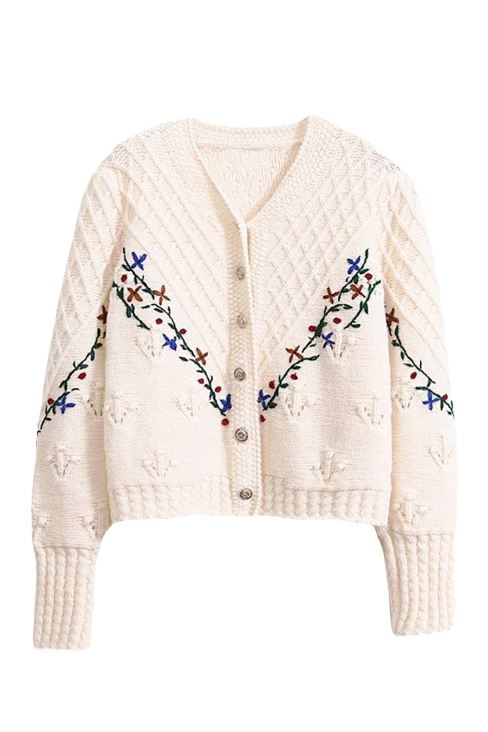 Flower Cottagecore Fall Cardigan Vintage cottagecoreclothes