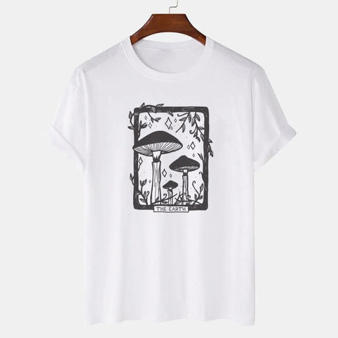 Mushroom goblincore camiseta estética
