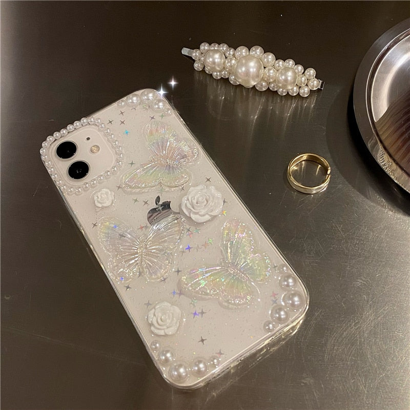 Butterfly Rose Case for iPhone