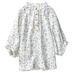 Cottagecore Rustic Little Flowers Shirt - Blouses - Сottagecore clothes