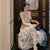 Fairycore Lace Floral Dress - 0 - Сottagecore clothes