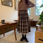 Fairy Grunge Plaid Skirt - 0 - Сottagecore clothes