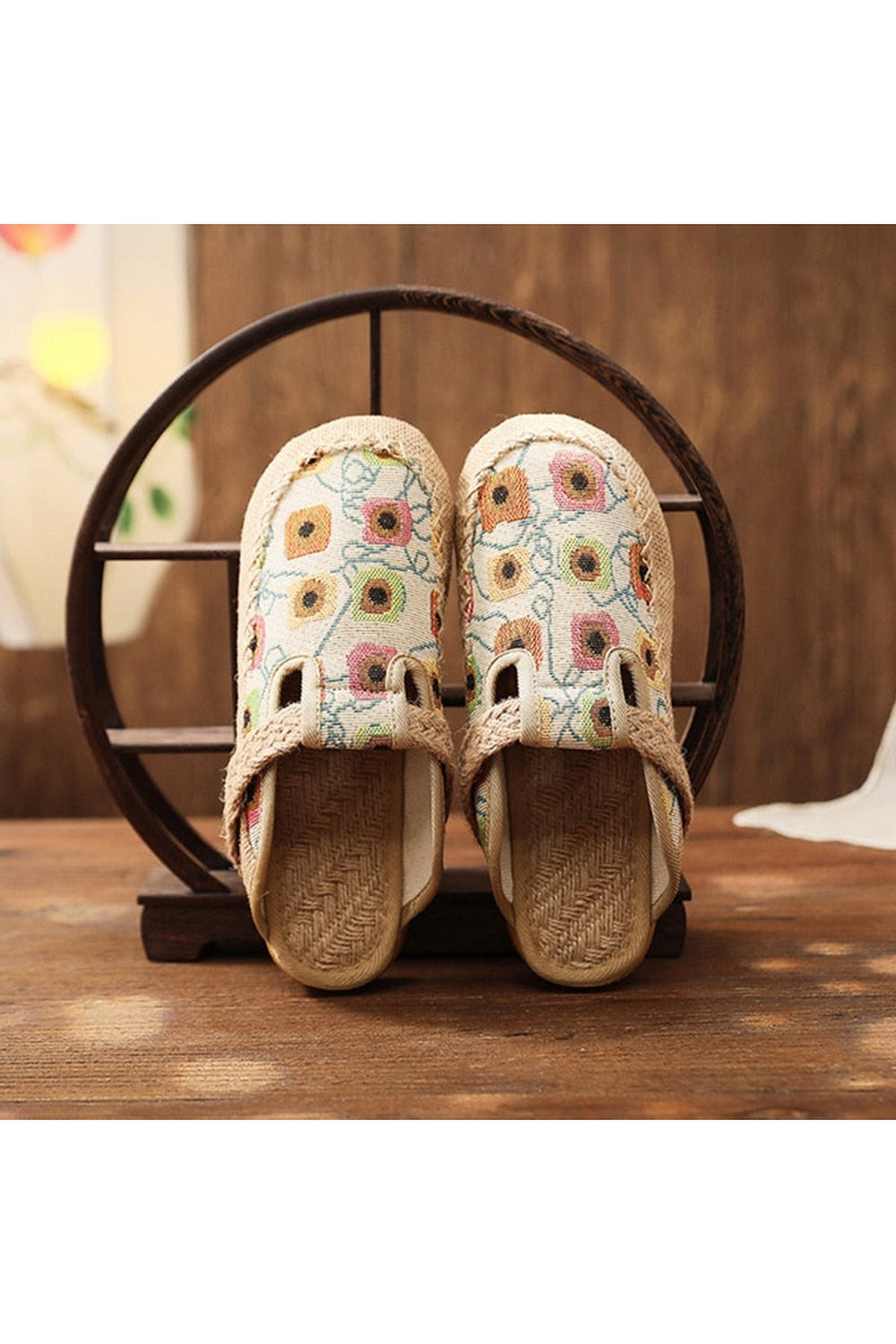 Embroidered Flat Espadrilles cottagecoreclothes