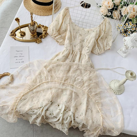 Cottagecore Summer Fairy Dress - Dresses - Сottagecore clothes