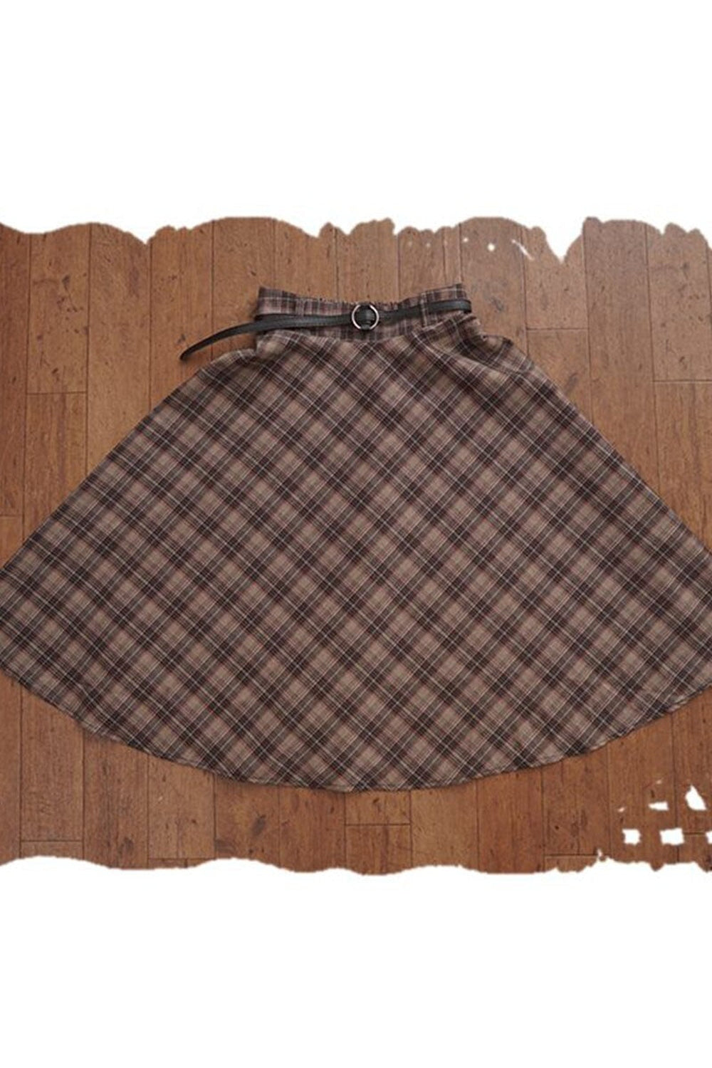 Mori Girl Retro Plaid Skirt cottagecoreclothes