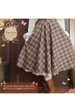 Mori Girl Retro Plaid Skirt cottagecoreclothes
