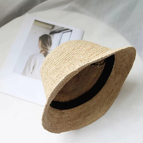 Travel Straw Hat - Hats - Сottagecore clothes