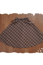 Mori Girl Retro Plaid Skirt cottagecoreclothes