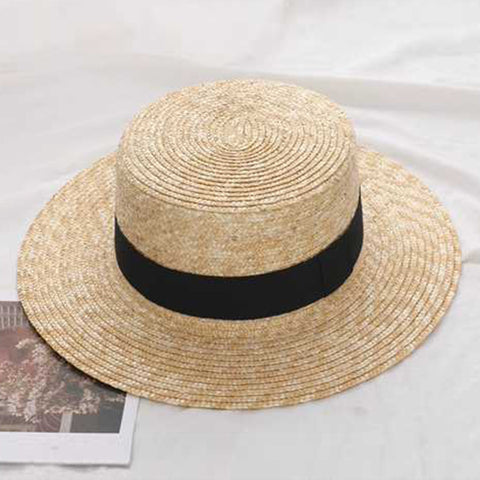 Wide Brim Straw Hat - Hats - Сottagecore clothes