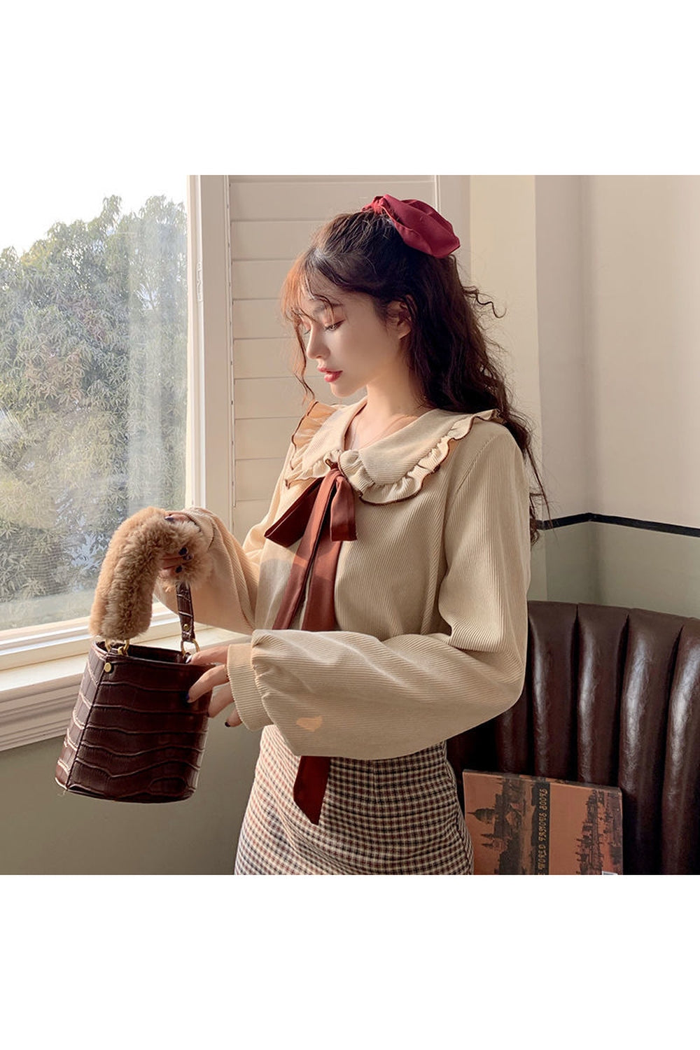 Elegant Mori Girl Blouse cottagecoreclothes