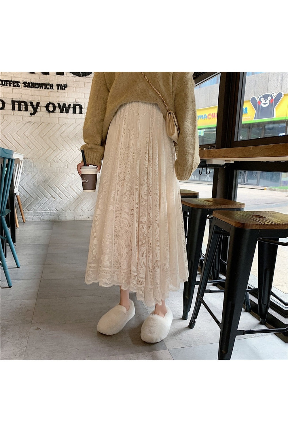 Cottagecore Lace Long Skirt cottagecoreclothes