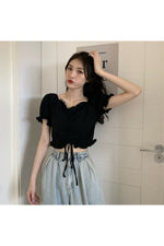 Fairycore V-Neck Crop Top