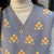 Blue Sleeveless V-neck Sweater - Sweaters - Сottagecore clothes