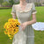Elegant Floral Fairy Dress - 0 - Сottagecore clothes