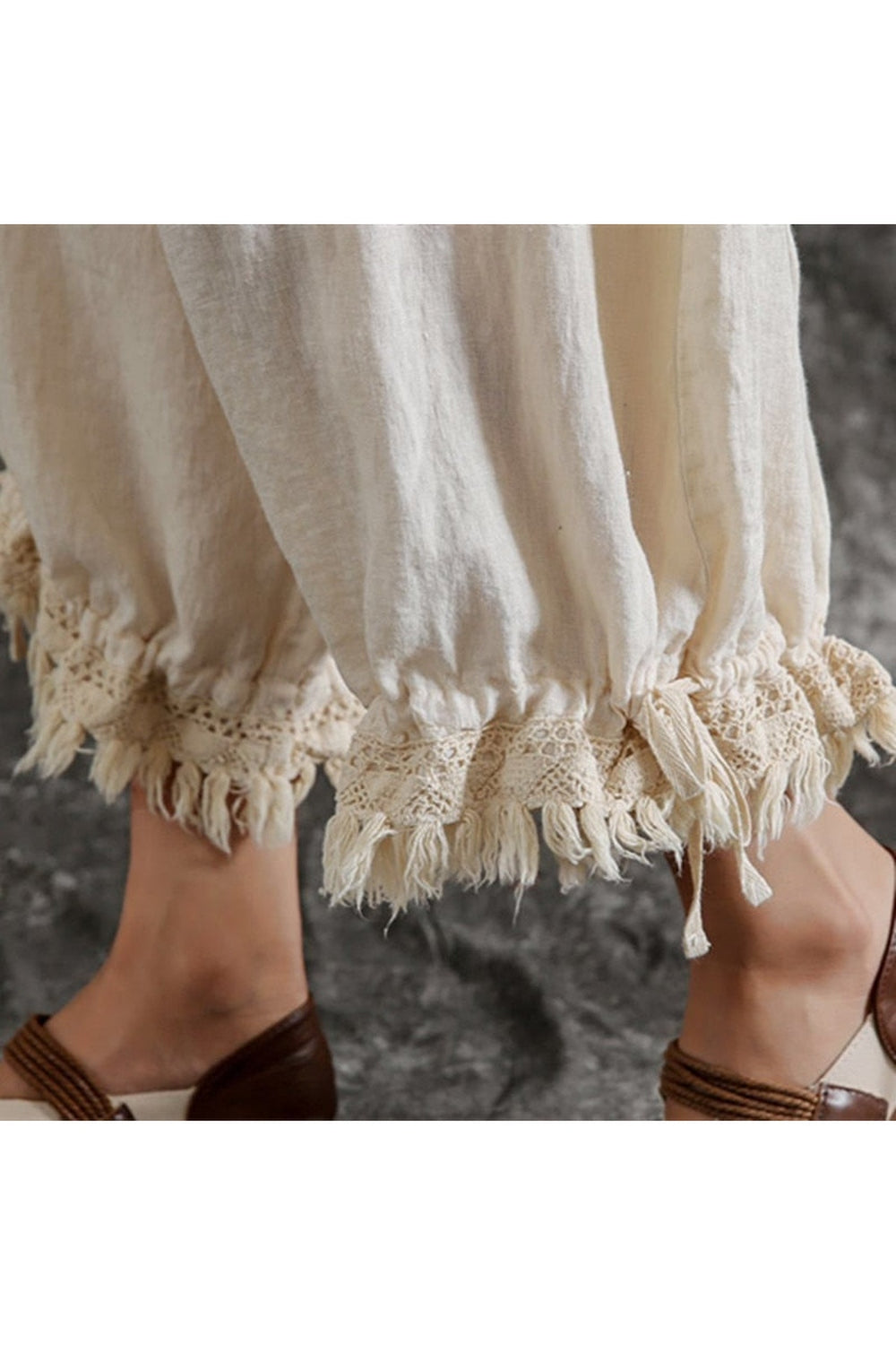 Dark Cottagecore Loose Harem Pants cottagecoreclothes