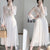 White Mesh Dress - Dresses - Сottagecore clothes