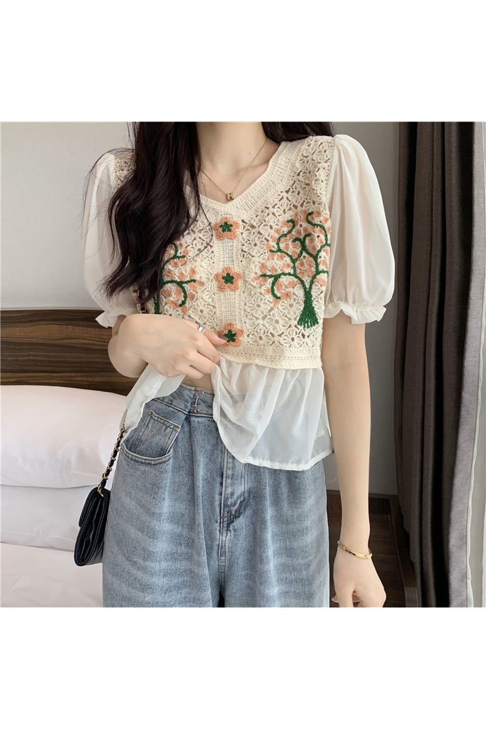 Cottagecore Embroidery Top cottagecoreclothes