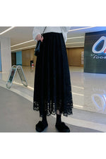 Long cottage-style skirt