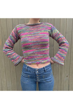 Fairy Grunge Rainbow Fall Sweater