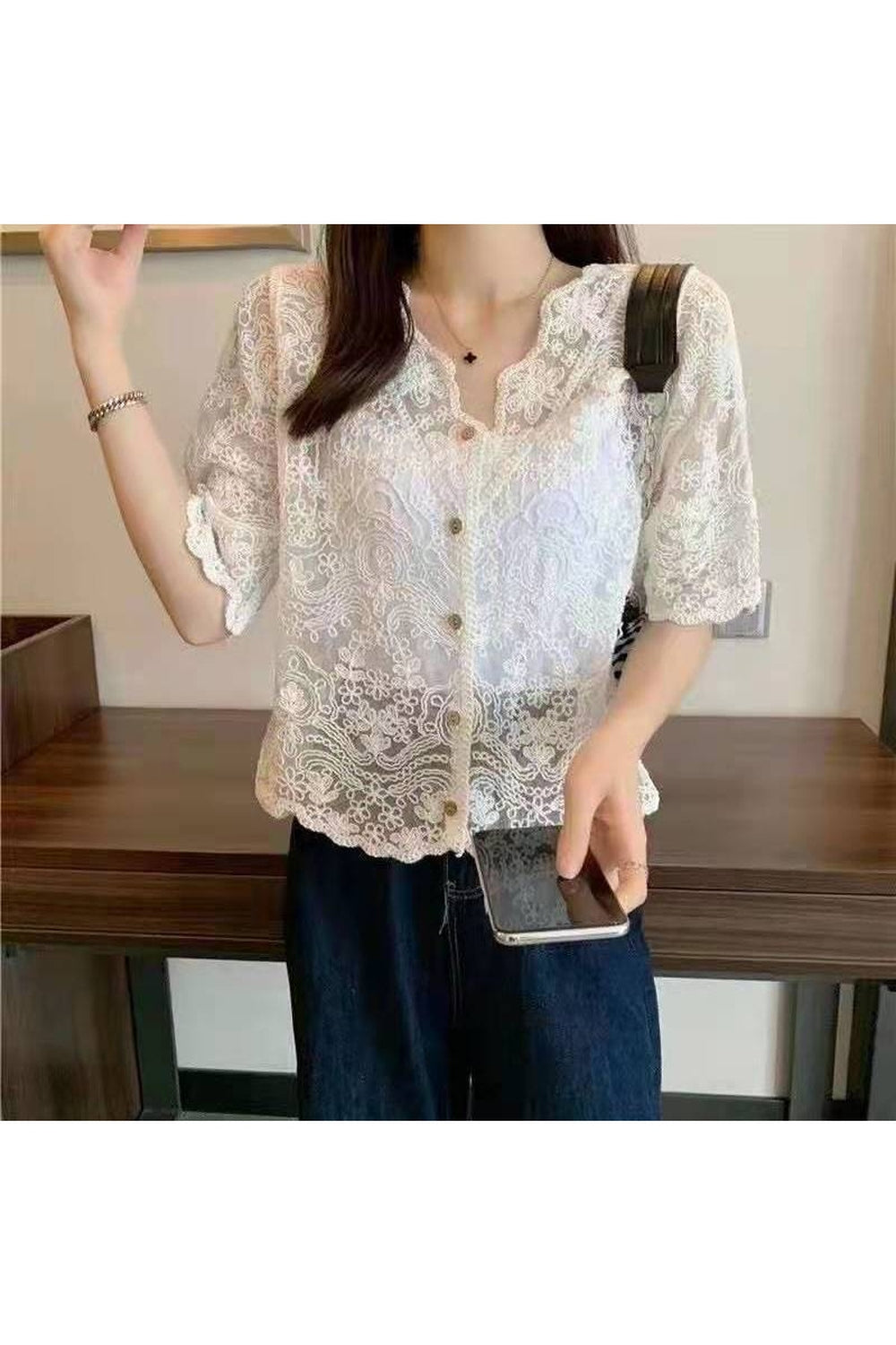 Cottage Fairy Lace Shirt cottagecoreclothes