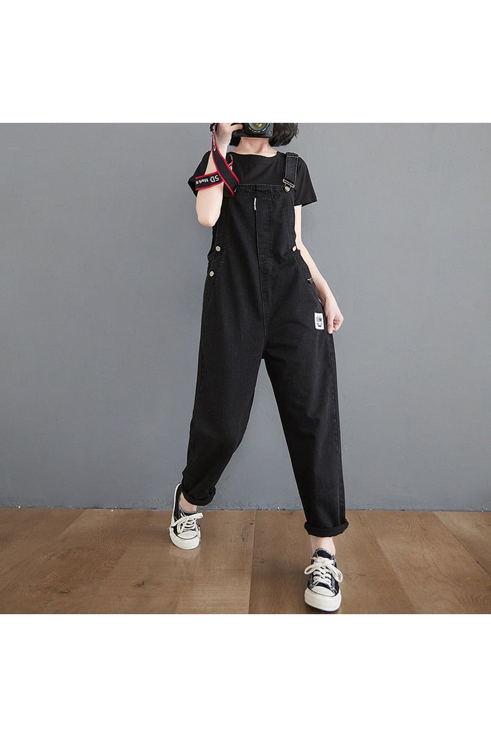 Vintage Casual Denim Overalls