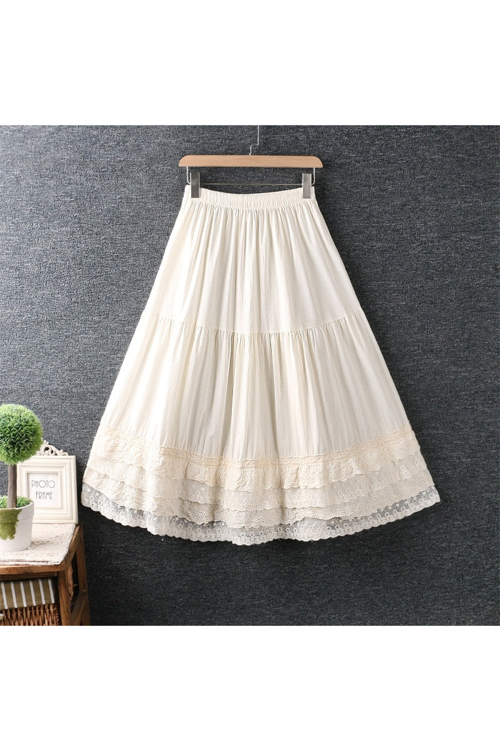 Cotton Retro Skirt