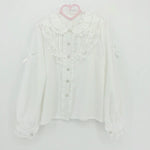 Fairycore White Shirt - 0 - Сottagecore clothes