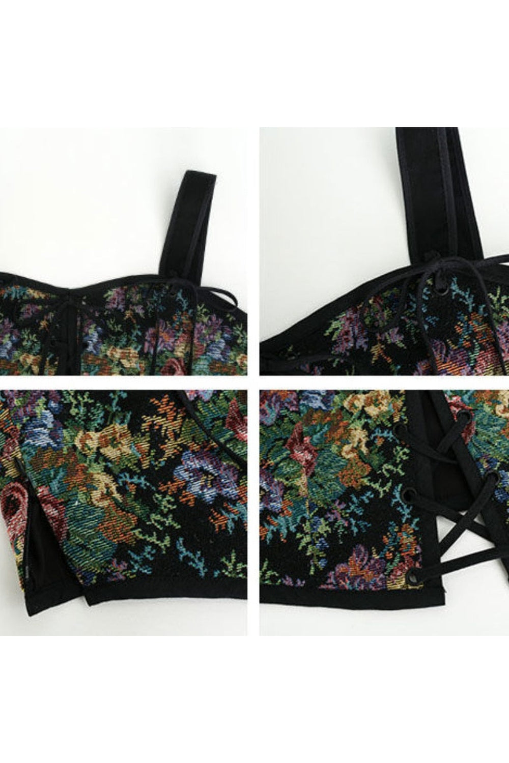 Goblincore Cropped Corset