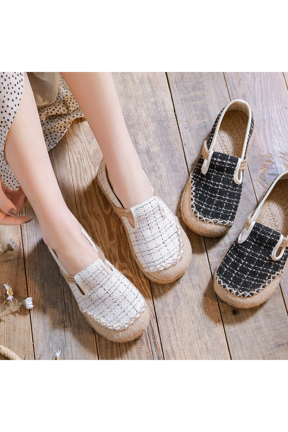 Cottagecore Canvas Espadrilles cottagecoreclothes