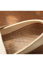 Embroidered Flat Espadrilles