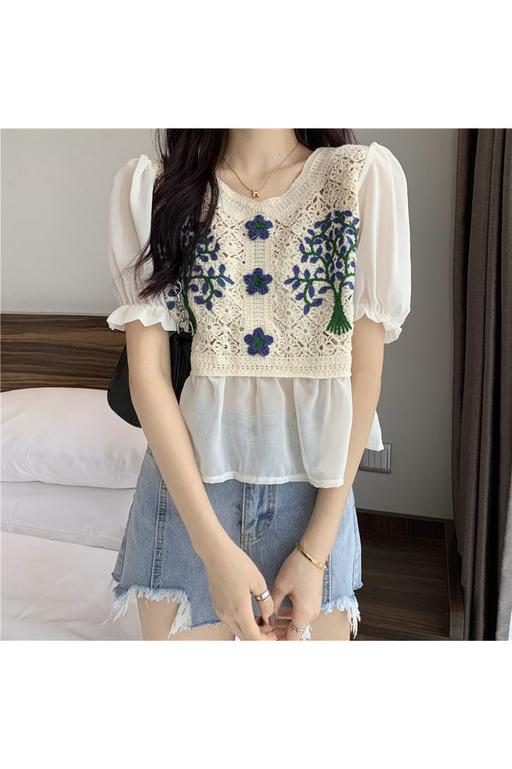 Cottagecore Embroidery Top cottagecoreclothes