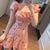 Pink Cherry Print Cottagecore Dress - Dresses - Сottagecore clothes