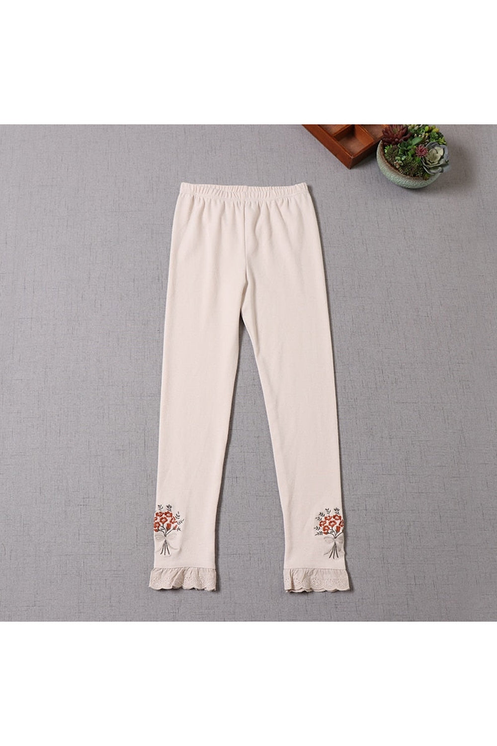 Mori Girl Flowers Pants