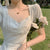 Fairycore Retro Elegant Split Dress - Dresses - Сottagecore clothes