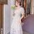 Fairycore Elegant Floral Dress - 0 - Сottagecore clothes