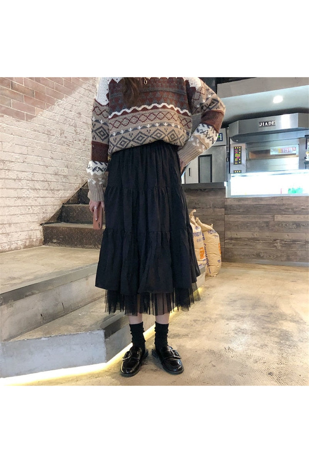 Long Tulle Vintage Skirt cottagecoreclothes