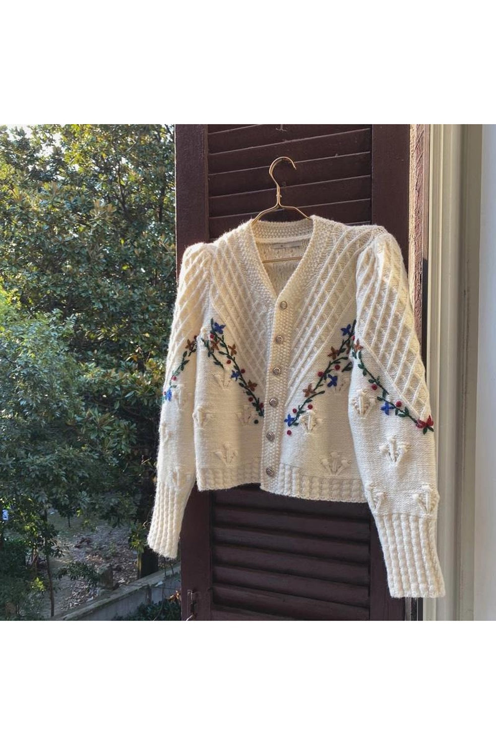 Flower Cottagecore Fall Cardigan Vintage cottagecoreclothes