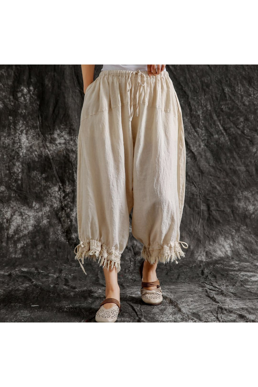 Dark Cottagecore Loose Harem Pants cottagecoreclothes